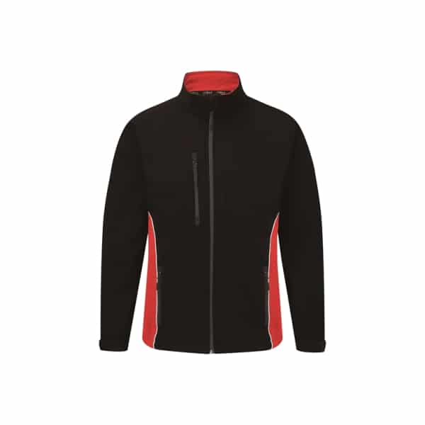 Silverstone Softshell Jacket_ Black-Red