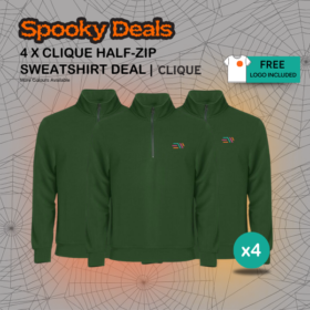 4 x Clique Half-Zip Sweatshirt Deal