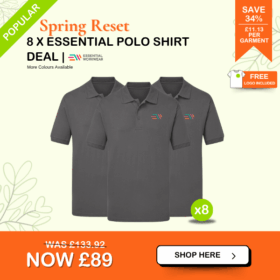 8 x Essential Polo Shirt Deal