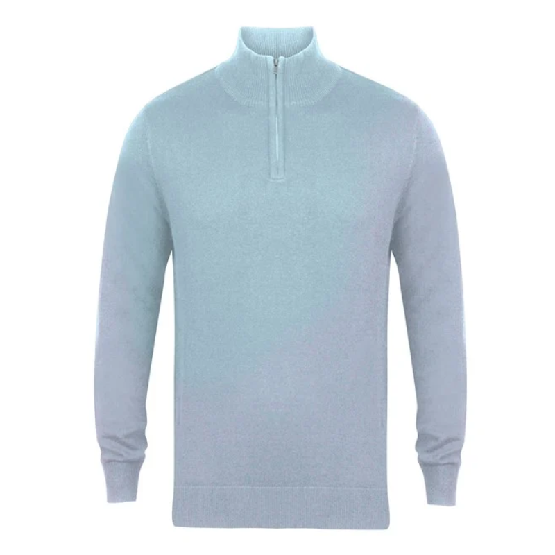 Henbury quarter zip jumper