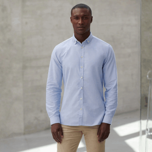 Henbury Modern long sleeve Oxford shirt 5 Henbury Modern long sleeve Oxford shirt