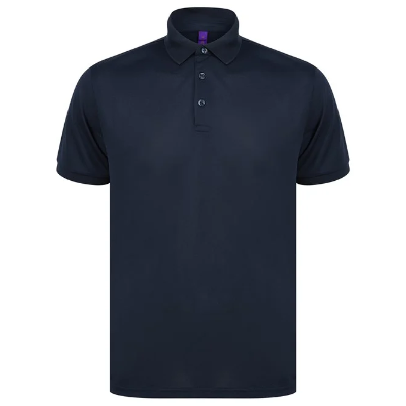 Henbury Recycled polyester polo shirt
