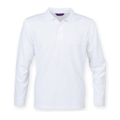 Henbury Long sleeve Coolplus® polo shirt 6 Henbury Long sleeve Coolplus® polo shirt
