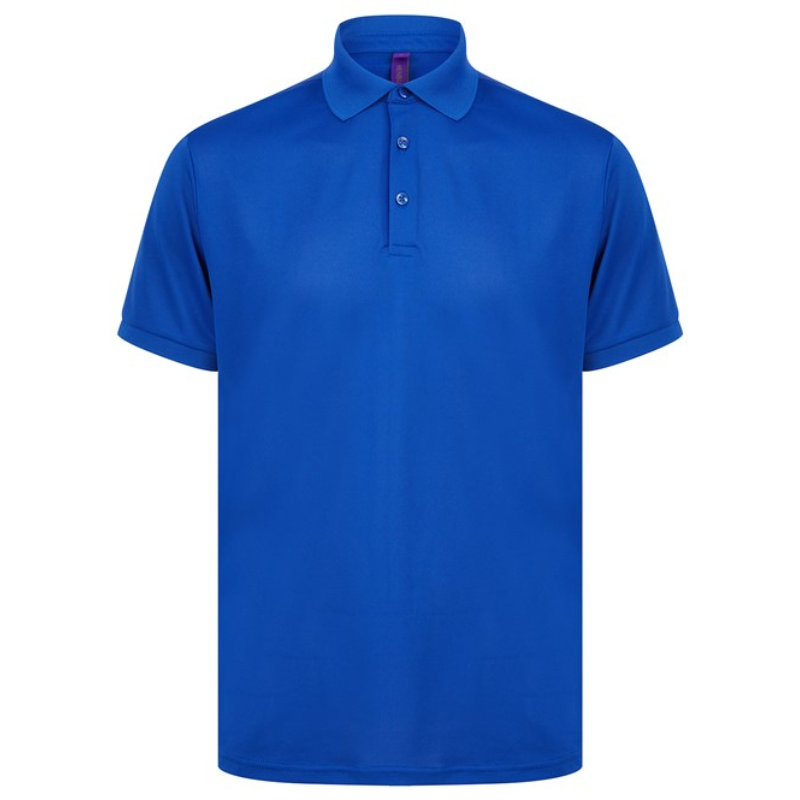 Henbury Recycled polyester polo shirt