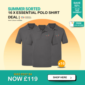 16 x Essential Polo Shirt Deal