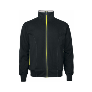 Pro Job Reinforced Full-Zip Softshell Jacket - Black
