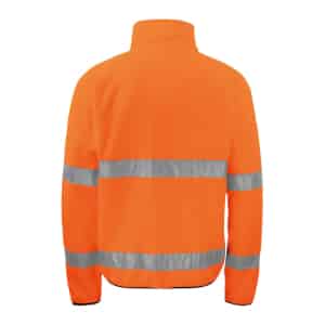 646327 Orange Black 2 scaled - Pro Job Hi Vis Fleece Jacket EN ISO 20471 CLASS 3
