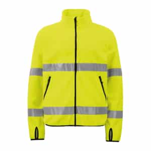 646327 Yellow Black scaled - Pro Job Hi Vis Fleece Jacket EN ISO 20471 CLASS 3