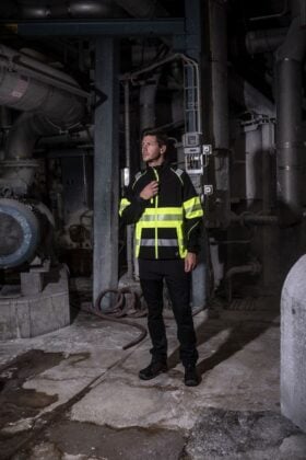 ProJob Hi-Vis Two-Tone Softshell Jacket EN ISO 20471 CLASS 1