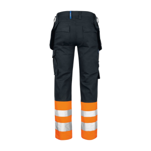 6530 Orange Black 2 scaled - Hi-Vis Waistpants EN ISO 20471 Class