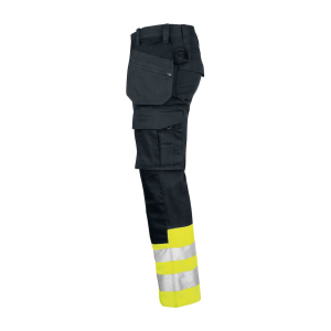 6530 Yellow Black 4 scaled - Hi-Vis Waistpants EN ISO 20471 Class