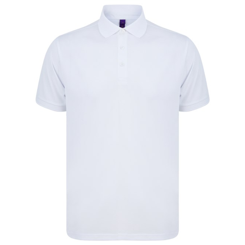 Henbury Recycled polyester polo shirt
