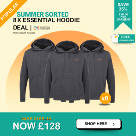 8 x Essential Hoodie Deal
