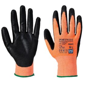 Portwest Amber Cut Nitrile Foam Gloves