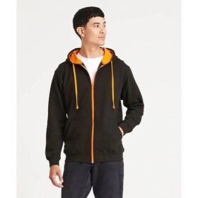 AWDis Varsity Full Zip Hoodie