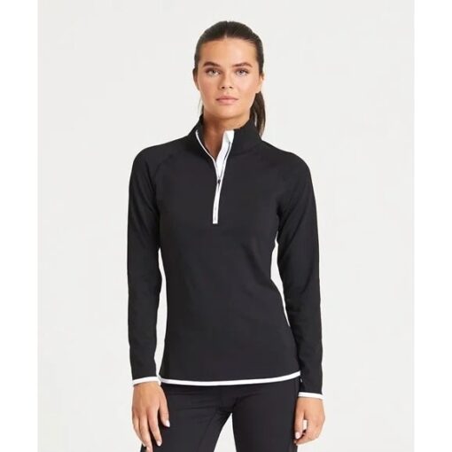 AWDis-Womens-cool-½-zip-sweatshirt