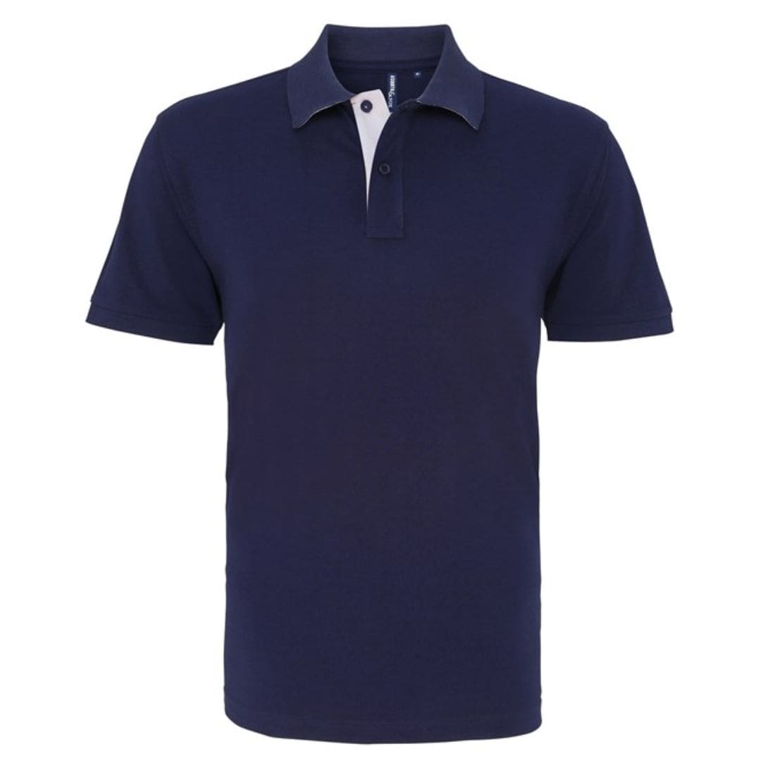 Asquith & Fox Men's Classic Fit Contrast Polo 8 Asquith-Fox-Mens-Classic-Fit-Contrast-Polo-NW