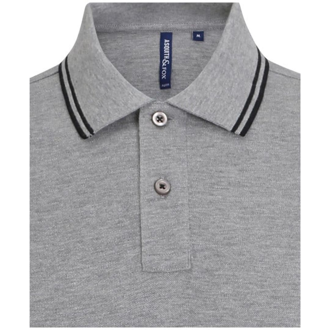 Asquith & Fox Men's Classic Fit Tipped Polo 8 Asquith-Fox-Mens-Classic-Fit-Tipped-Polo-HGB