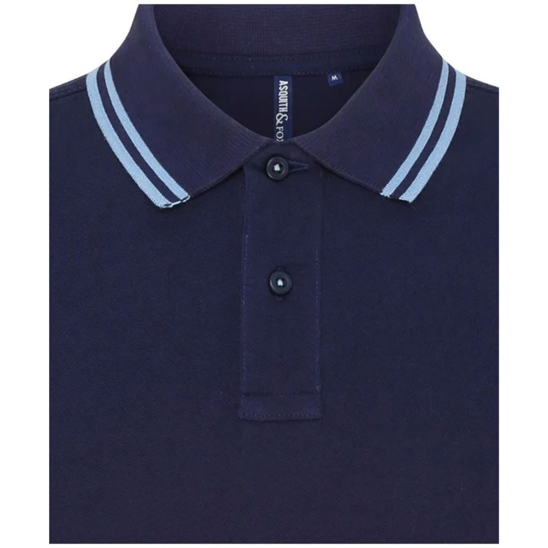 Asquith & Fox Men's Classic Fit Tipped Polo 7 Asquith-Fox-Mens-Classic-Fit-Tipped-Polo-NC