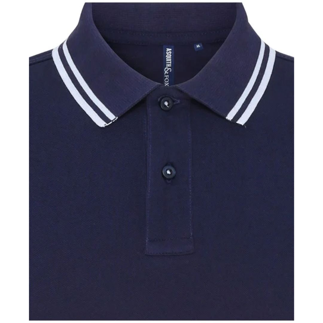 Asquith & Fox Men's Classic Fit Tipped Polo 6 Asquith-Fox-Mens-Classic-Fit-Tipped-Polo-NW