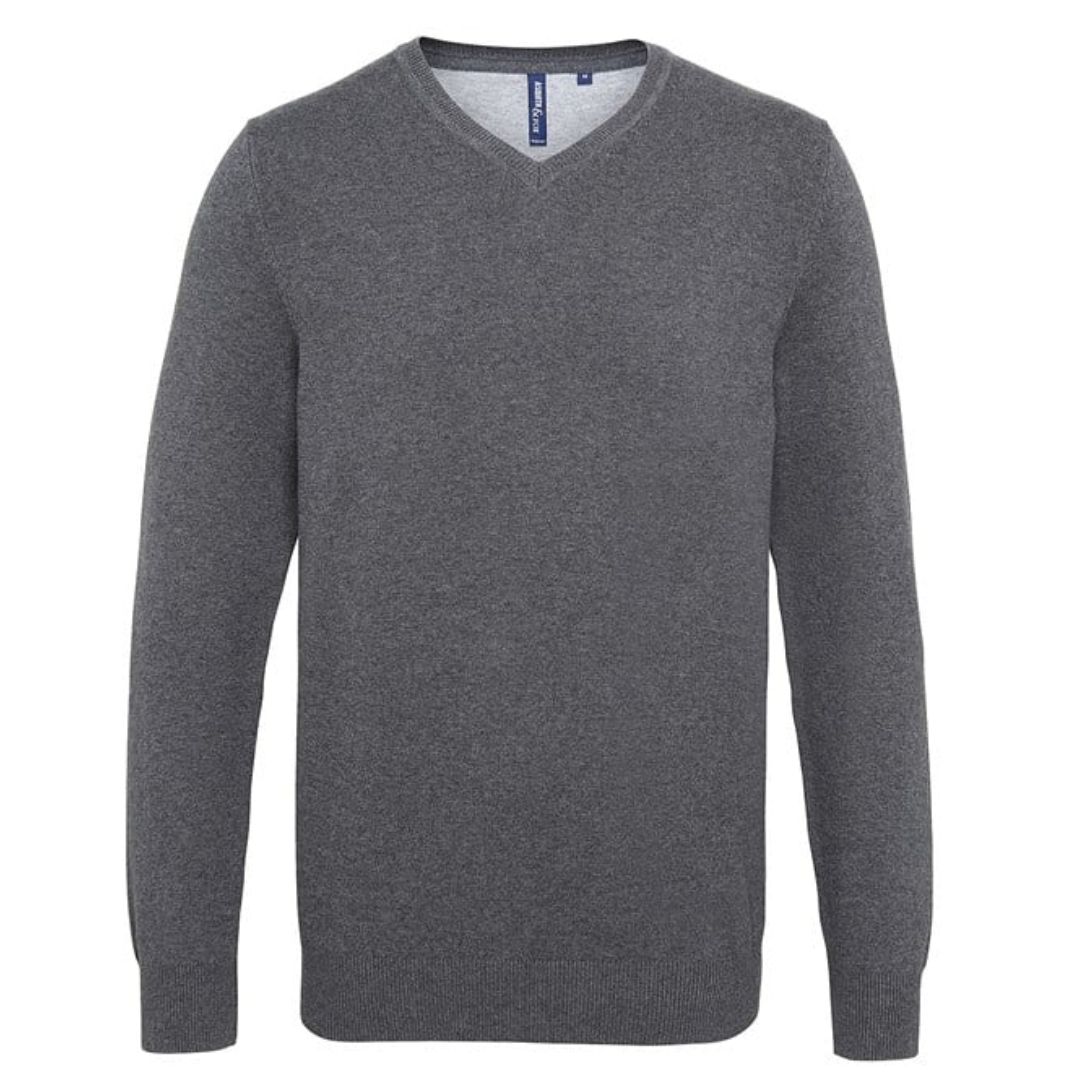 Asquith & Fox Men's Cotton Blend V-Neck Sweater 3 Asquith-Fox-Mens-Cotton-Blend-V-Neck-Sweater-C