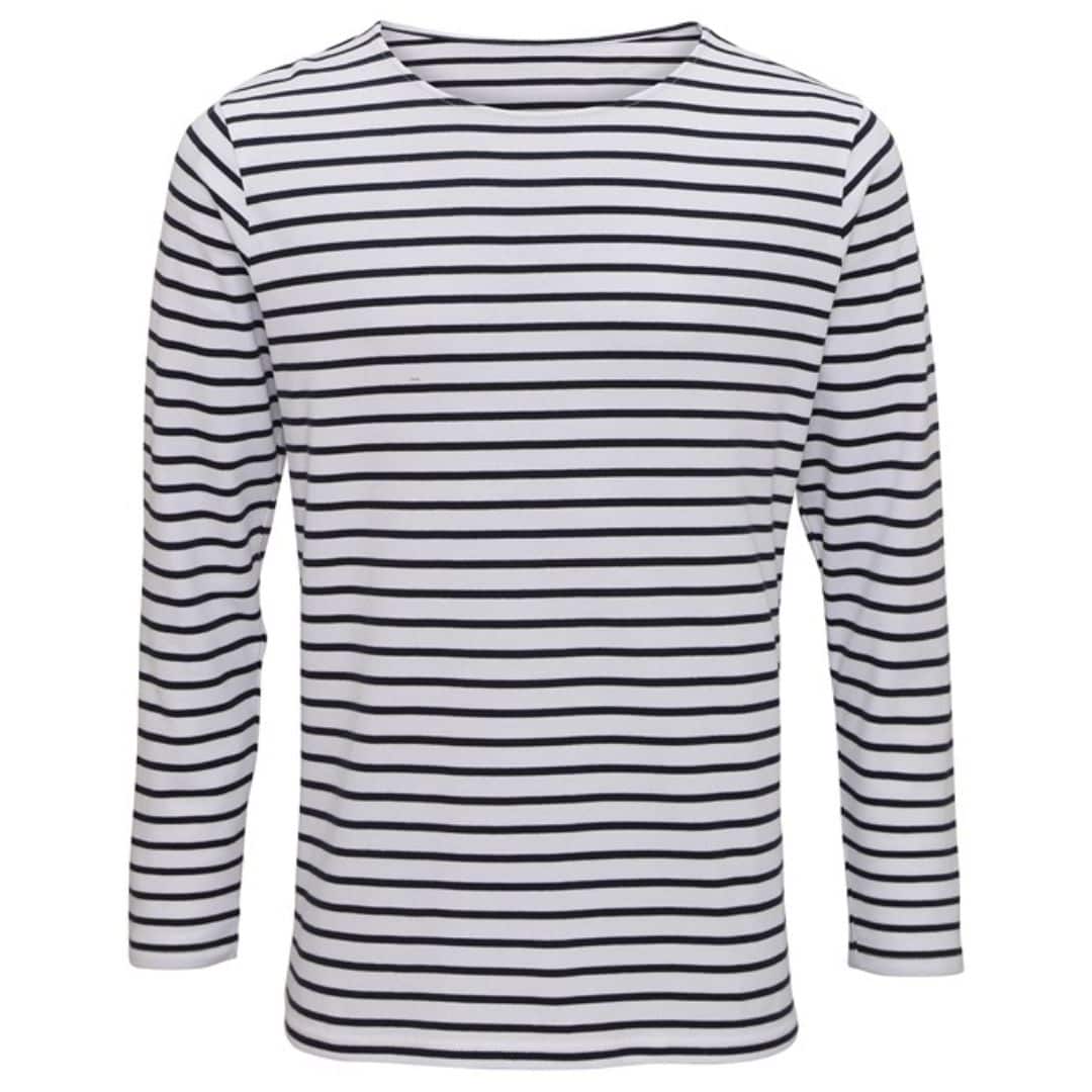 Asquith & Fox Men's Marinière Coastal Long Sleeve Tee 1 Asquith-Fox-Mens-Mariniere-Coastal-Long-Sleeve-Tee-WN