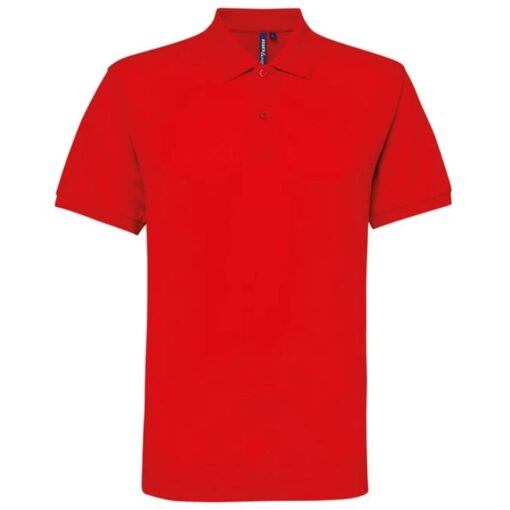 Asquith-Fox-Mens-Polycotton-Blend-Polo-RED