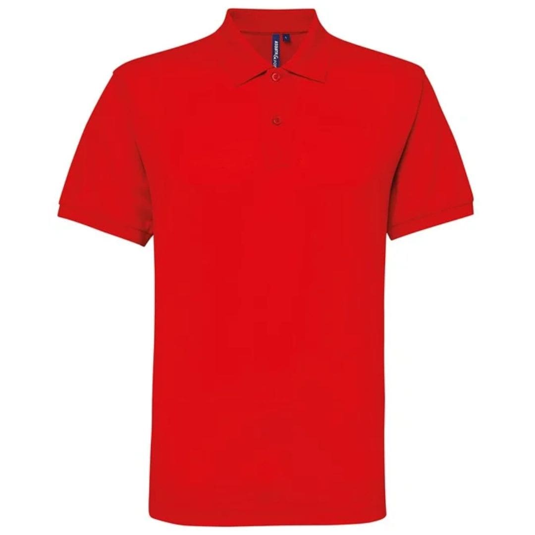 Asquith & Fox Men’s Polycotton Blend Polo 14 Asquith-Fox-Mens-Polycotton-Blend-Polo-RED