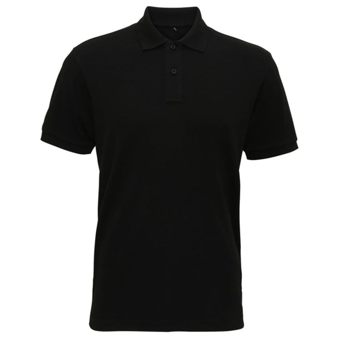 Asquith & Fox Men's Super Smooth Knit Polo 1 Asquith-Fox-Mens-super-smooth-knit-polo-BLK