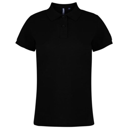 Asquith-Fox-Womens-Classic-Fit-Polo-BLK