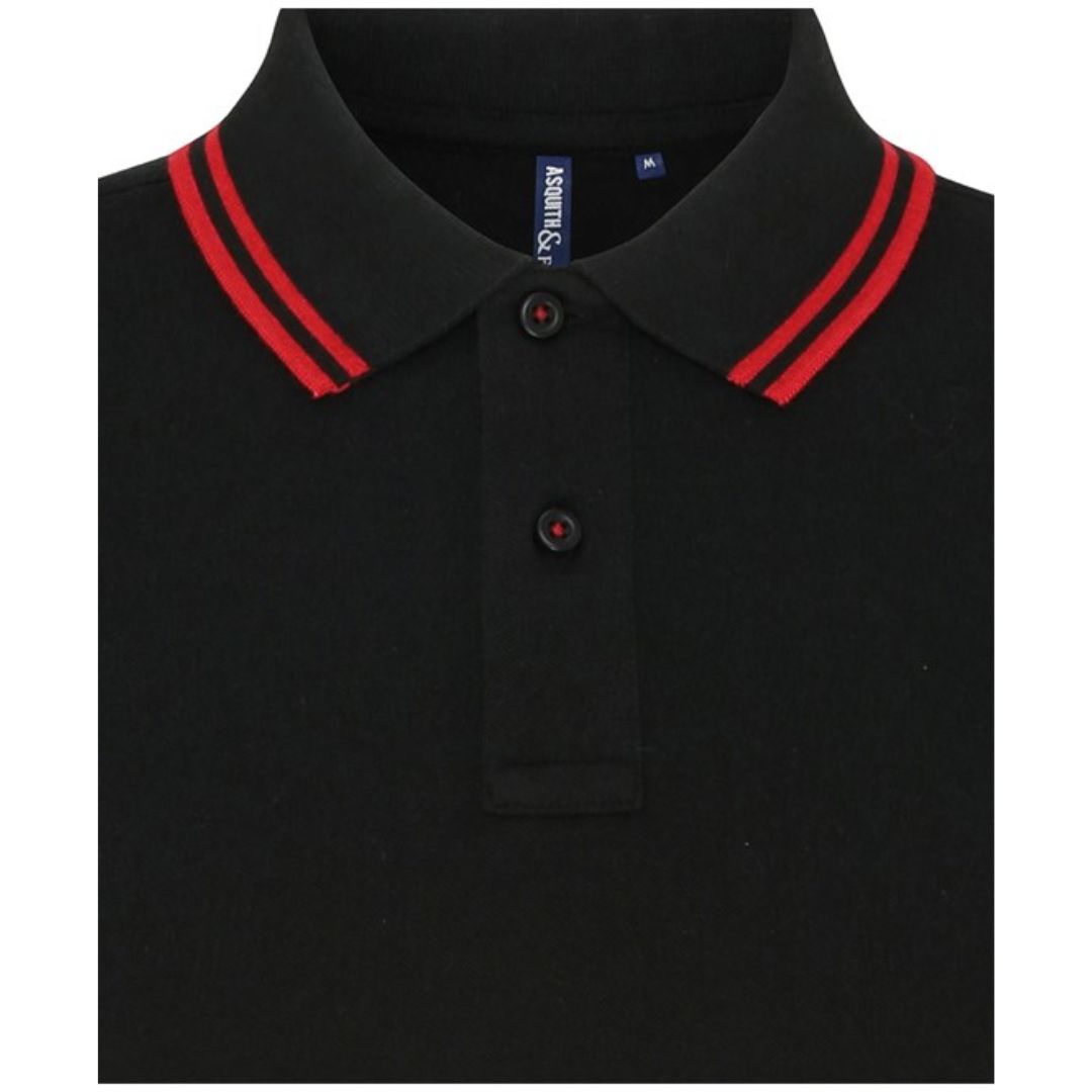 Asquith & Fox Women's Classic Fit Tipped Polo 1 Asquith-Fox-Womens-Classic-Fit-Tipped-Polo-BR