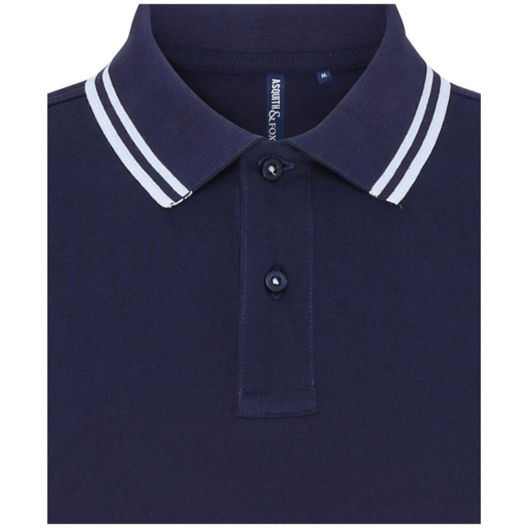 Asquith & Fox Women's Classic Fit Tipped Polo 4 Asquith-Fox-Womens-Classic-Fit-Tipped-Polo-NW