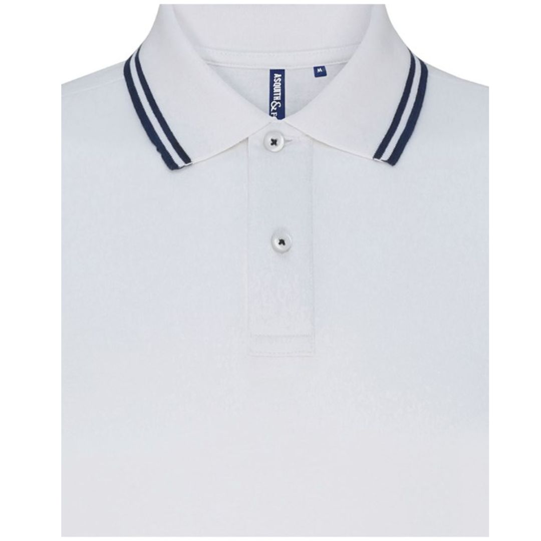 Asquith & Fox Women's Classic Fit Tipped Polo 5 Asquith-Fox-Womens-Classic-Fit-Tipped-Polo-WN