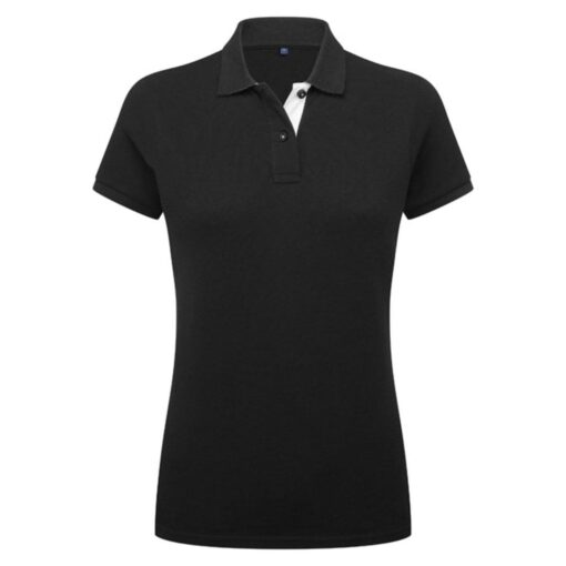 Asquith-Fox-Womens-Contrast-Polo-BW