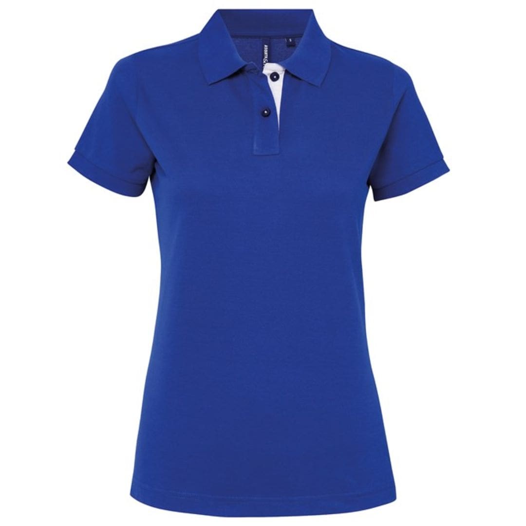 Asquith & Fox Women's Contrast Polo 8 Asquith-Fox-Womens-Contrast-Polo-RW