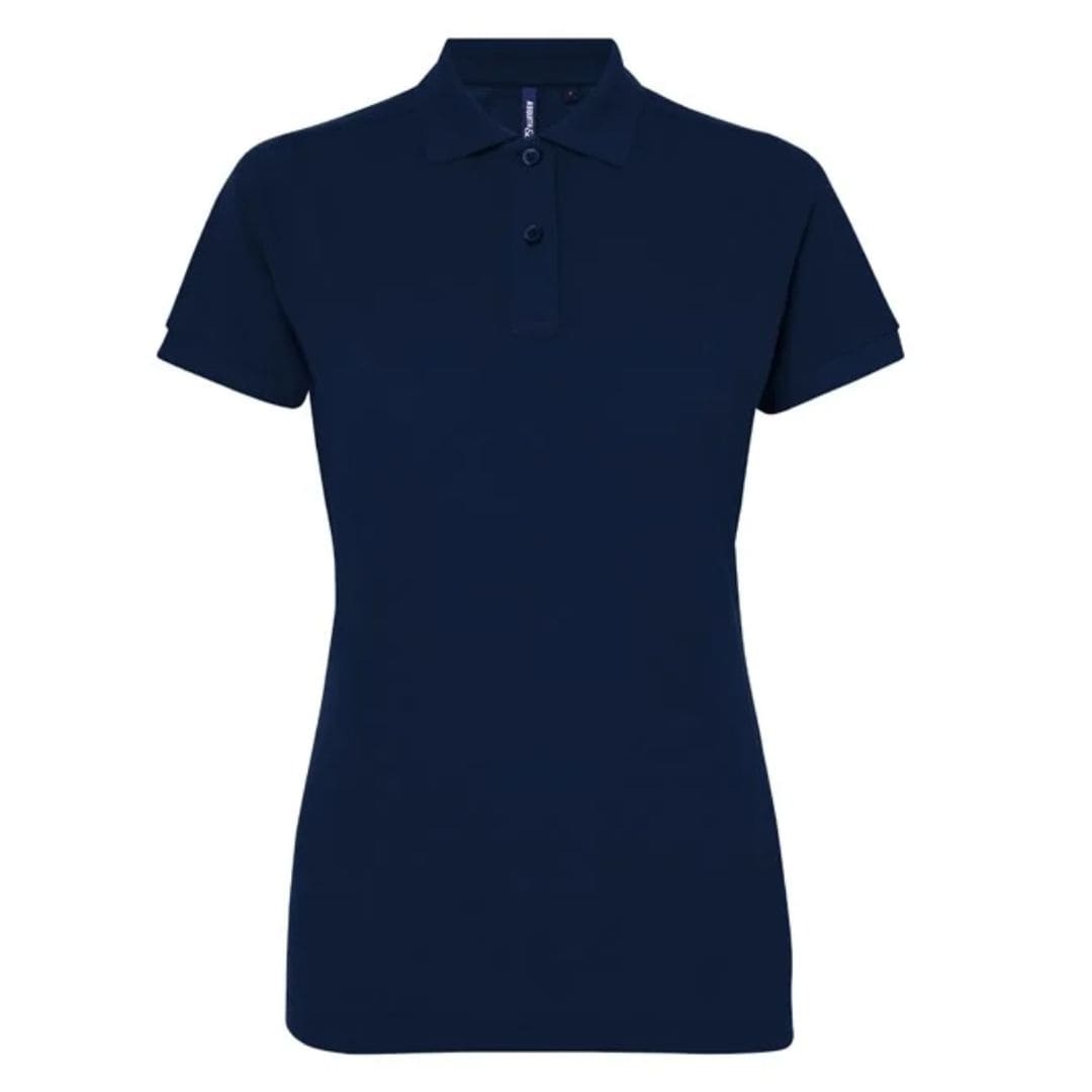 Asquith & Fox Women’s Polycotton Blend Polo 3 Asquith-Fox-Womens-Polycotton-Blend-Polo-N