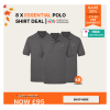 Autumn Deals 22 2023 6 - 8 x Essential Polo Shirt Deal