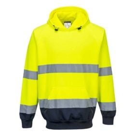 Portwest Hi-Vis Two Tone Hooded Sweatshirt