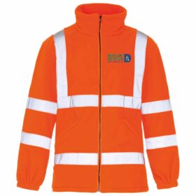 Beacon Estates Embroidered Hi-Vis Fleece - Orange