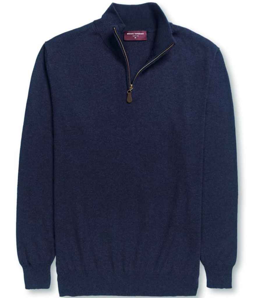 Brook Taverner Dallas Zip Neck Sweater - Essential Workwear