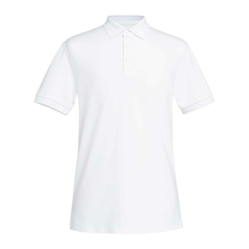 BK613 WHI FRONT - Brook Taverner Hampton Polo Shirt