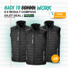 8 x Result Padded Gilet Deal