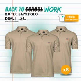 8 x Tee Jays Stretch Polo Shirt Deal