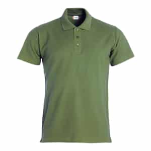 Basic Polo 028230 Army Green scaled - Clique Basic Polo - Men's Fit