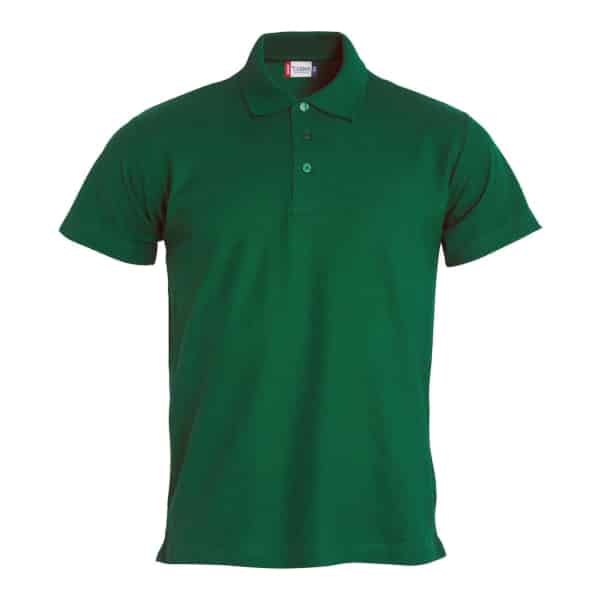 Basic Polo 028230 Bottle Green scaled - Clique Basic Polo - Men's Fit