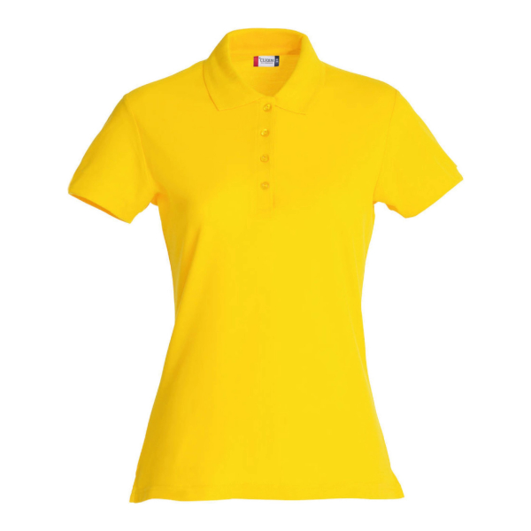 Basic Polo Ladies 028231 Lemon scaled - Clique Basic Polo - Ladies Fit