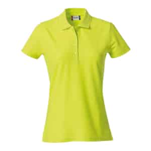 Basic Polo Ladies 028231 Visibillity Green scaled - Clique Basic Polo - Ladies Fit