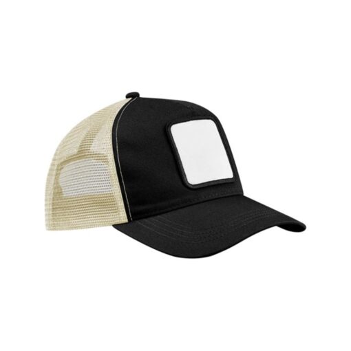 Beechfield-Applique-Patch-5-Panel-Trucker-BS