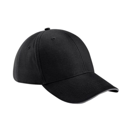 Beechfield-Athleisure-6-Panel-Cap-With-Two-Tone-Peak-BGG