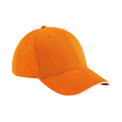 Beechfield-Athleisure-6-Panel-Cap-With-Two-Tone-Peak-OW